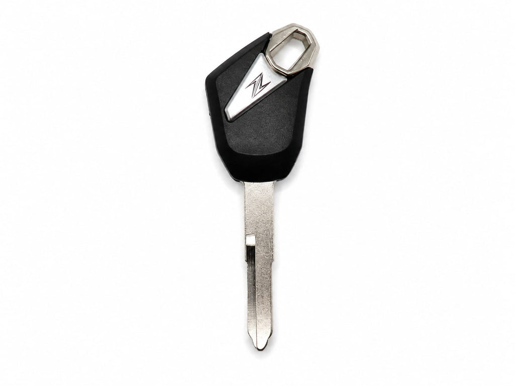 Title:
Kawasaki Motorcycle Key – Replacement Ignition Key with Black & Silver Head