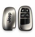 Title:
Jeep 4-Button Smart Key Fob Cover – Grand Cherokee, Cherokee, Compass, Renegade