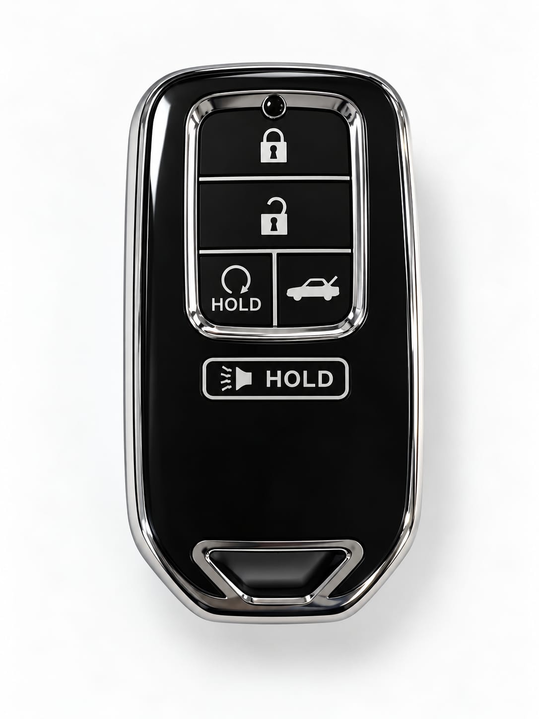 Honda 5-Button Key Fob Cover – White / Rose Gold