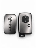 Title:
Toyota 3-Button Smart Key Fob Cover – Lock, Unlock & Trunk – Gray