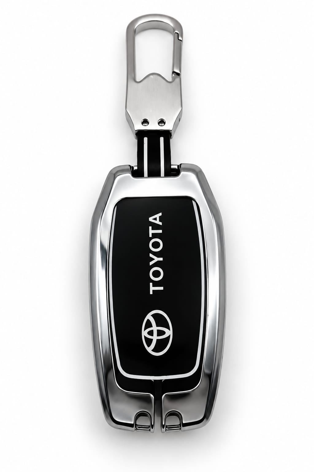 Title

Luxury Toyota 3-Button Smart Key Fob Cover – Heavy-Duty Metal Protective Case with Carabiner