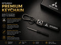 Mitsubishi Premium Leather Keychain | Keys Locksmith
