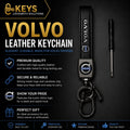 Volvo Leather Keychain & Key Holder | Keys Locksmith