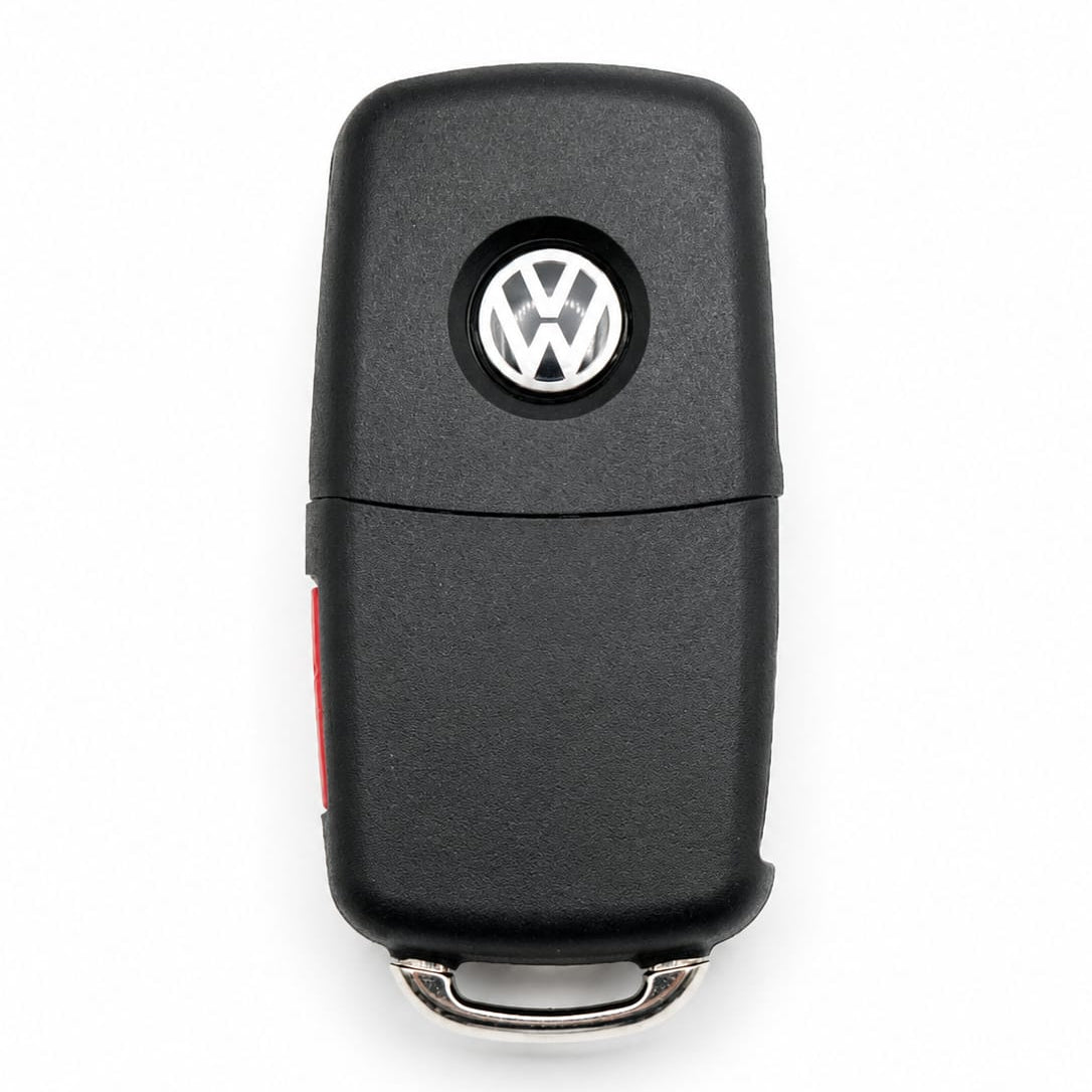 VW 3-Button Flip Key Shell HU66 Blade | Keys Locksmith