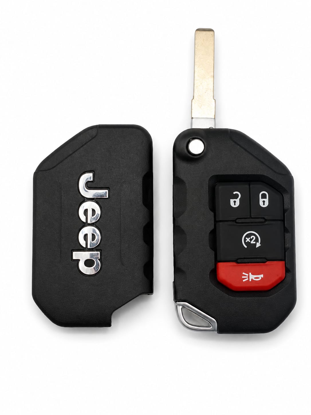 Jeep 4-Button Flip Key Shell & Blade | Keys Locksmith