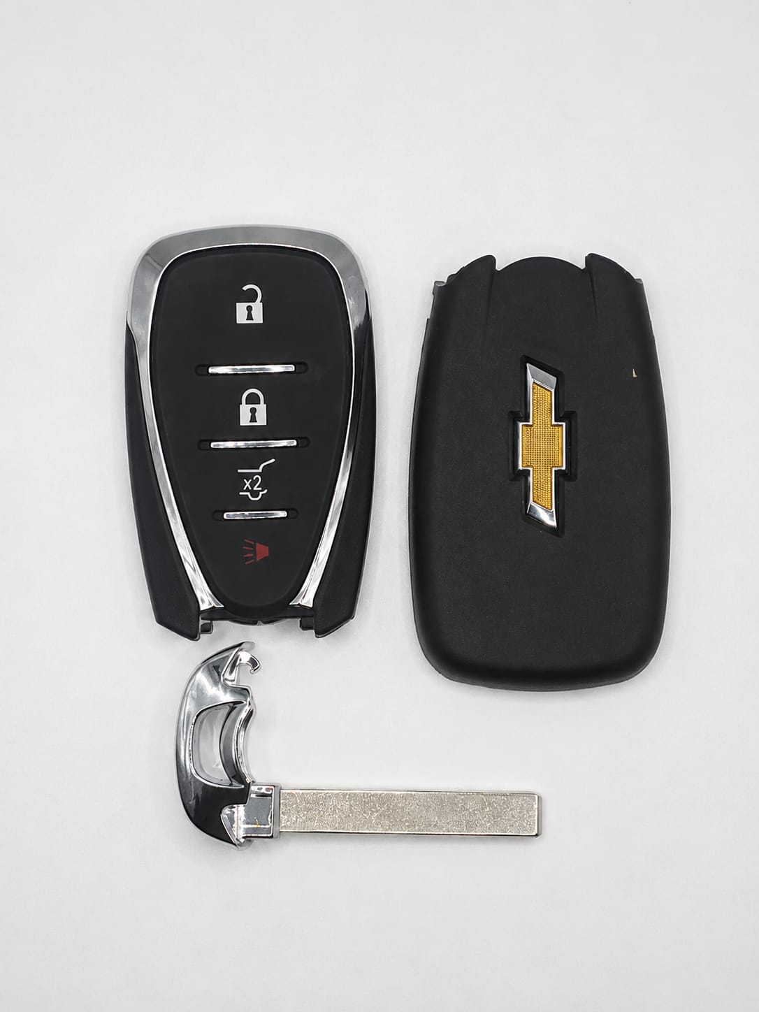 Chevy 4-Button Smart Key Shell Replacement & Blade | Keys Locksmith