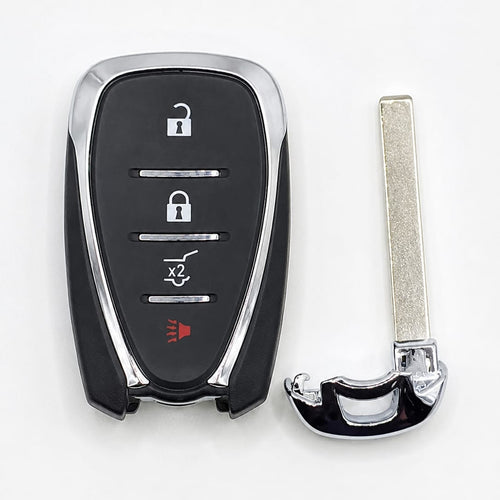 Chevy 4-Button Smart Key Shell Replacement & Blade | Keys Locksmith