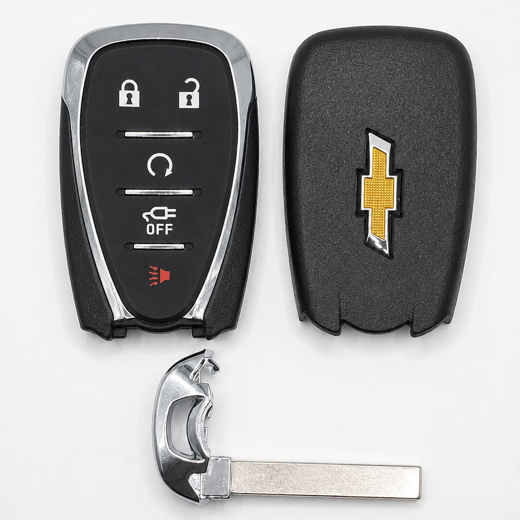 Chevy 5-Button Smart Key Shell Replacement & Blade | Keys Locksmith