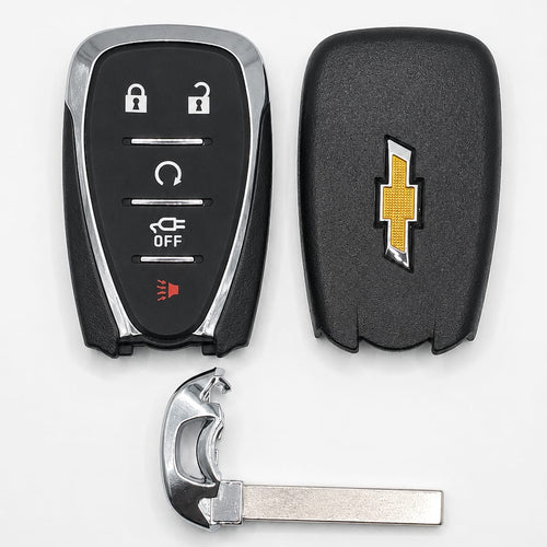 Chevy 5-Button Smart Key Shell Replacement & Blade | Keys Locksmith