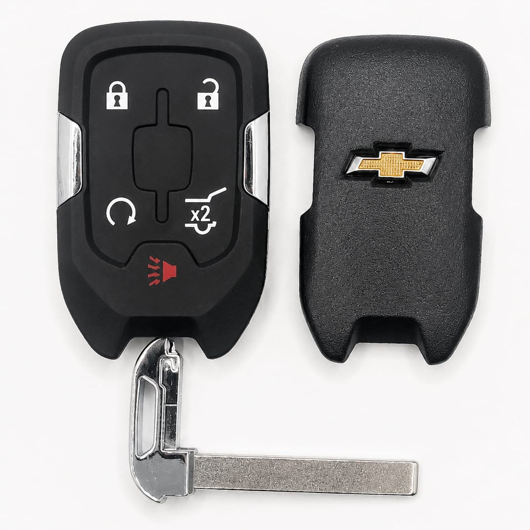 Chevy 5-Button Smart Key Shell & Blade | Keys Locksmith