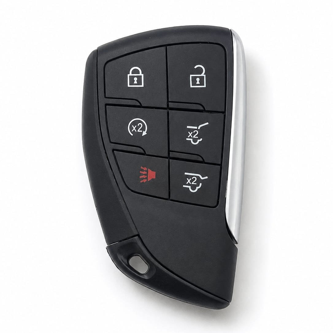 Chevy & GMC 6-Button Smart Key Shell + Blade
