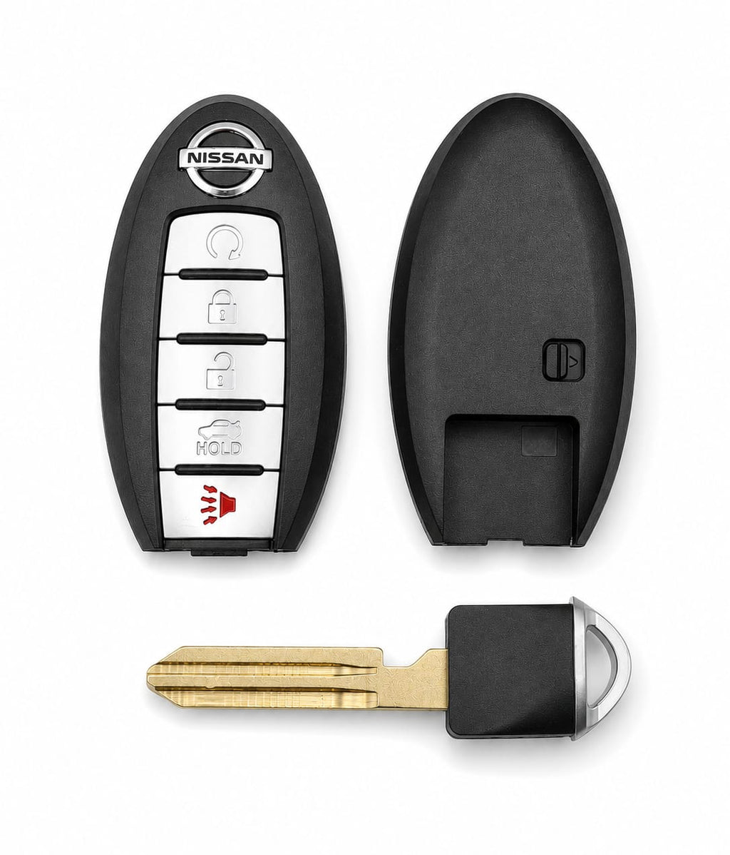 Nissan 5-Button Smart Key Shell & Blade | Keys Locksmith