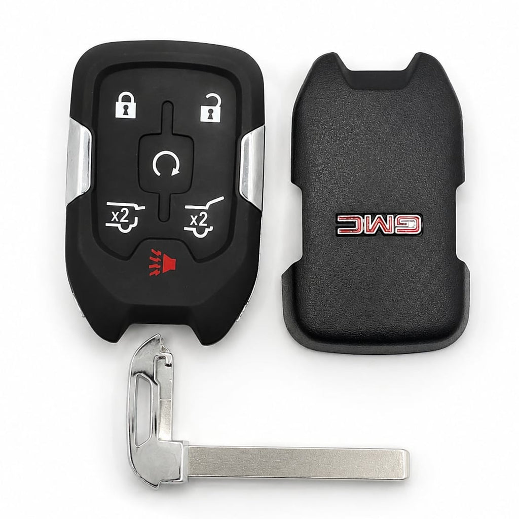 GMC 5-Button Smart Key Shell & Blade | Keys Locksmith