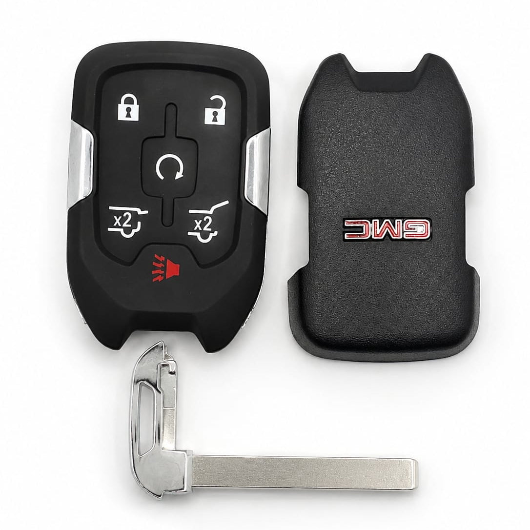 GMC 5-Button Smart Key Shell & Blade | Keys Locksmith