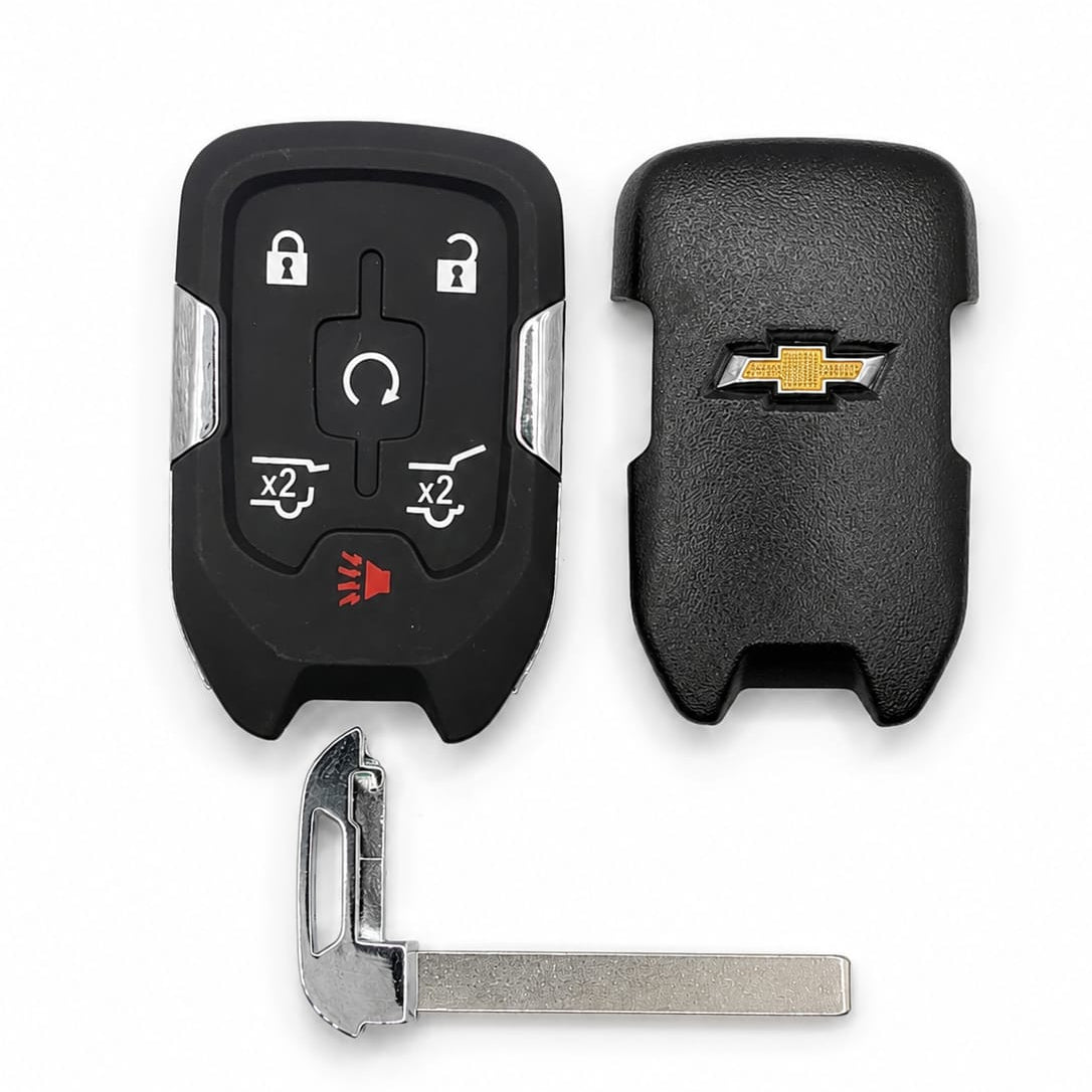 Chevy Truck 5-Button Smart Key Shell & Blade | Keys Locksmith