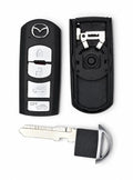 Mazda 4-Button Smart Key Shell & Blade (2010-2018) | Keys Locksmith