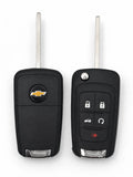 Chevy 5-Button Flip Key Shell & Blade | Keys Locksmith
