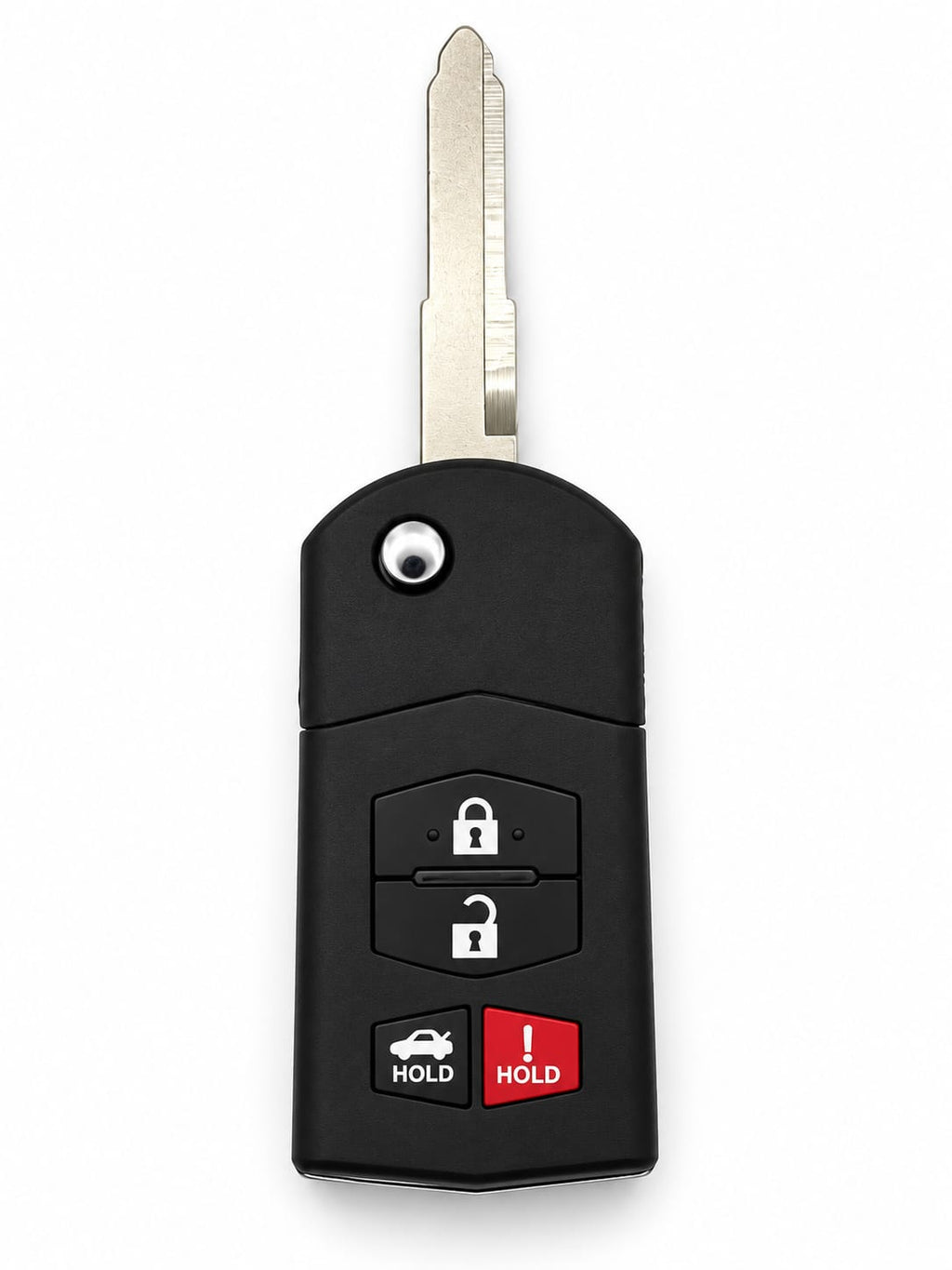 Mazda 4-Button Flip Key Shell Replacement