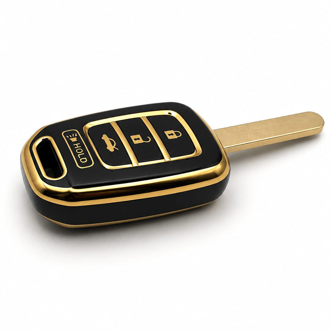 Honda 4-Button Smart Key Shell + Key Blade