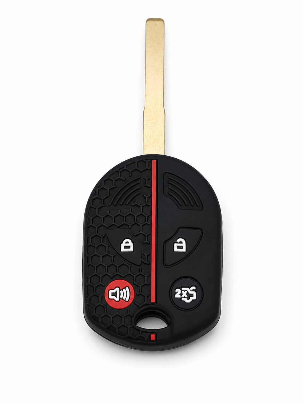 Ford 4-Button Silicone Key Cover + Emergency Blade