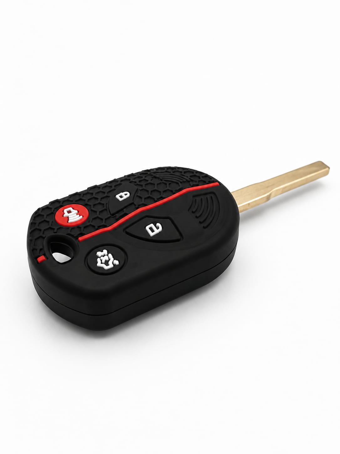 Ford 4-Button Silicone Key Cover + Emergency Blade