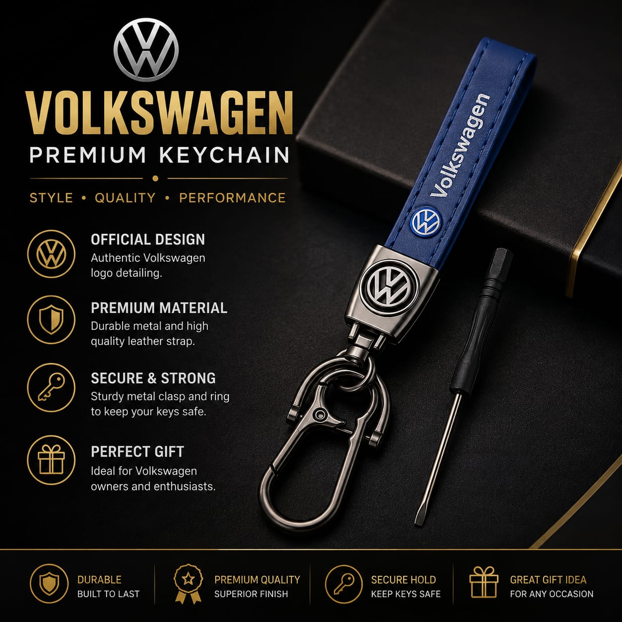 Volkswagen Premium Keychain