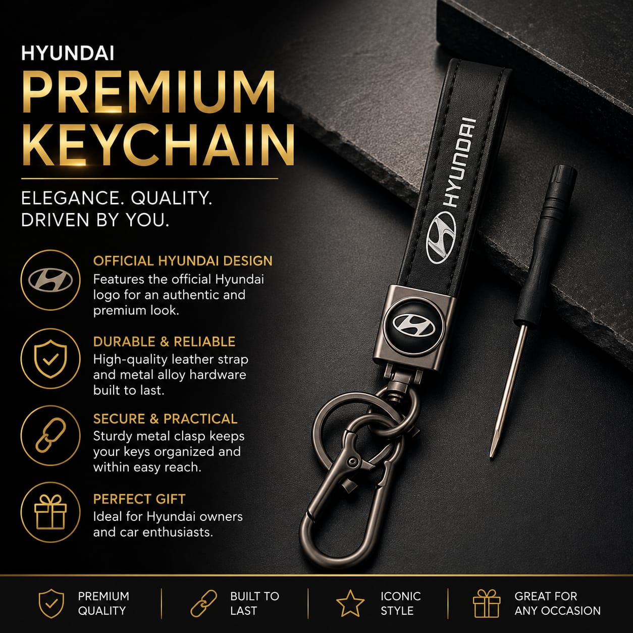 Hyundai Premium Keychain