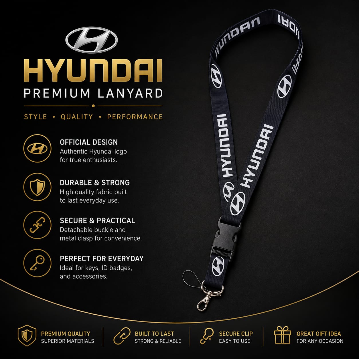 Hyundai Premium Lanyard