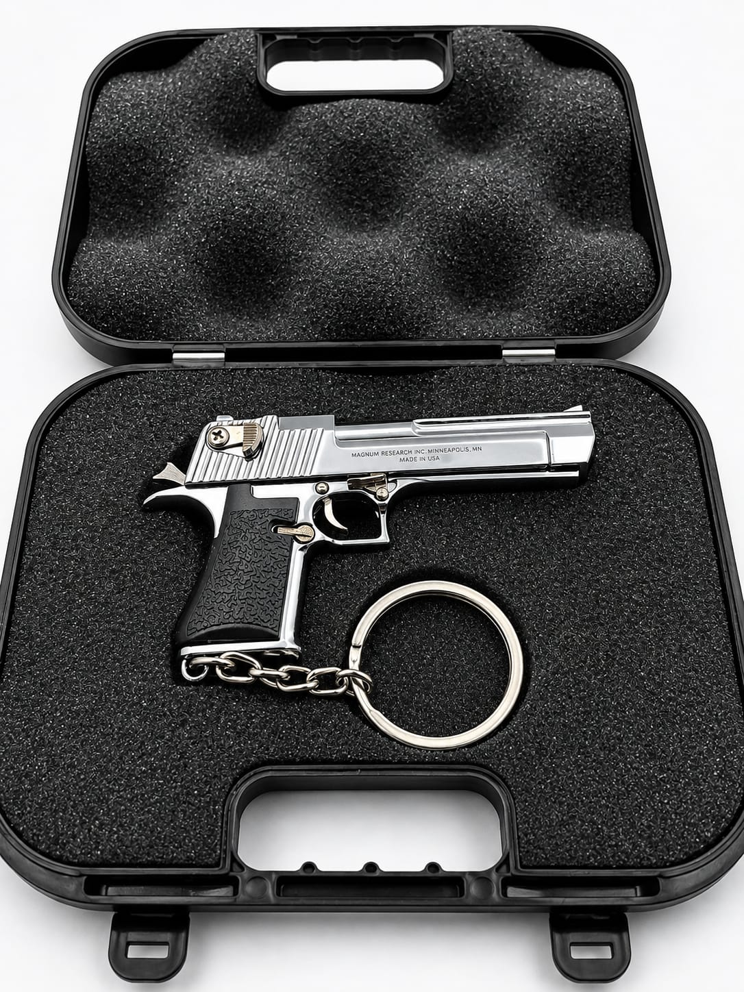 Mini Desert Eagle Style Pistol Keychain