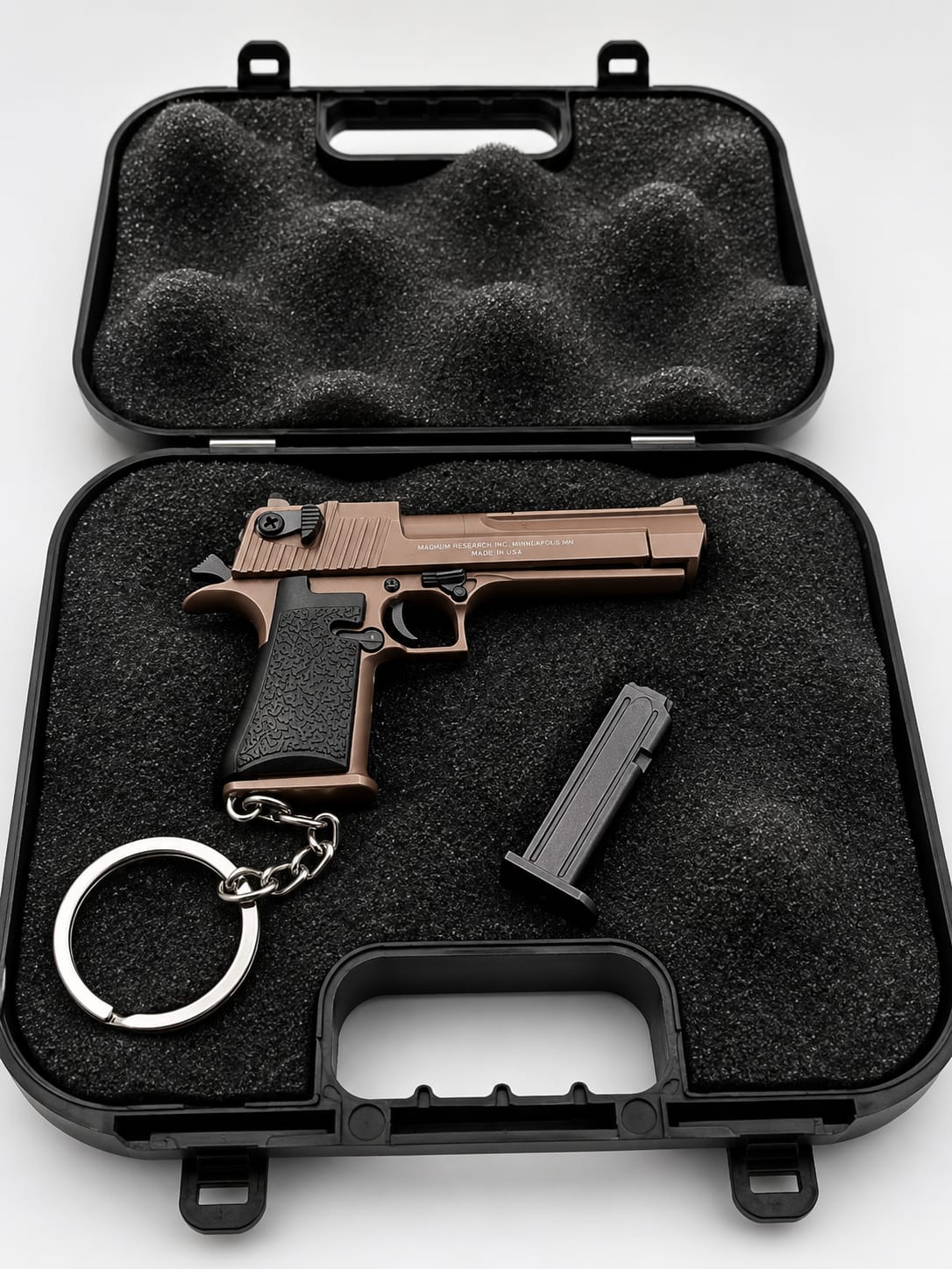 Mini Desert Eagle Style Pistol Keychain