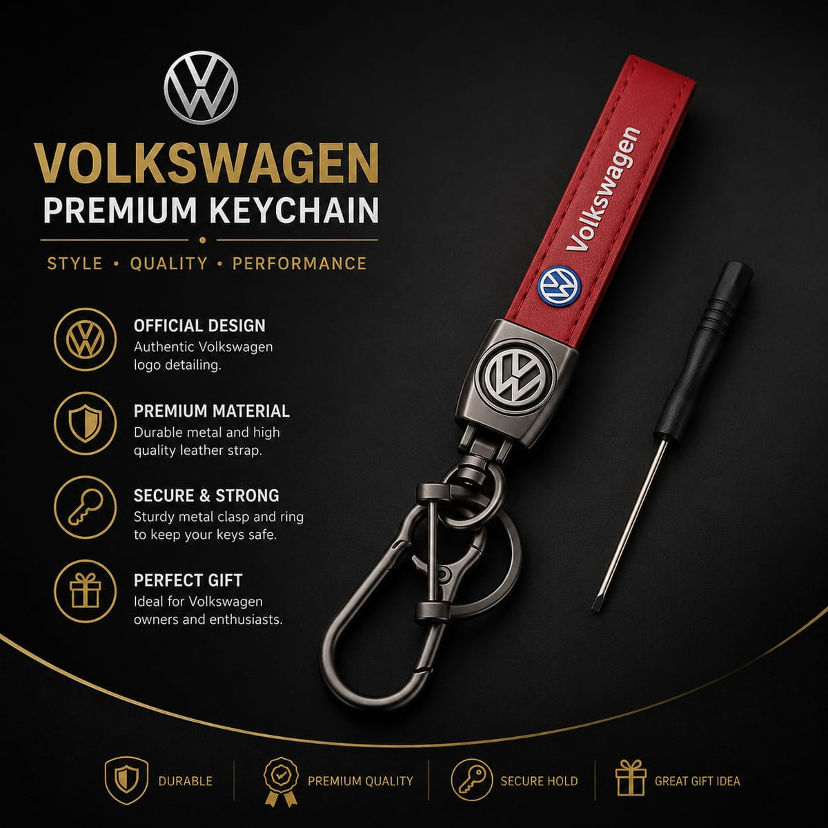 Volkswagen Premium Keychain