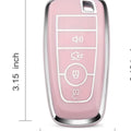 Ford Key Fob Cover Pink Silver 5B | Keys Locksmith