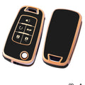 Chevy 5B Flip Key Fob Cover Black Rose Gold | Keys Locksmith
