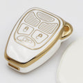 Jeep Key Fob Cover White Gold | Keys Locksmith