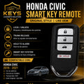 Honda Civic Smart Key KR5V2X 433MHz | Keys Locksmith