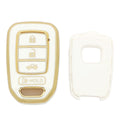 Honda Key Fob Cover White Gold 4B | Keys Locksmith