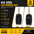 Kia Soul 3-Button Flip Key OSLOKA-875T