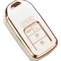 Honda Key Fob Cover White Rose Gold 5B | Keys Locksmith